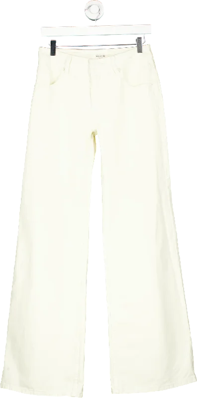 House of CB White Wide Leg Trousers Size S Trousers Tapered Slim Fit