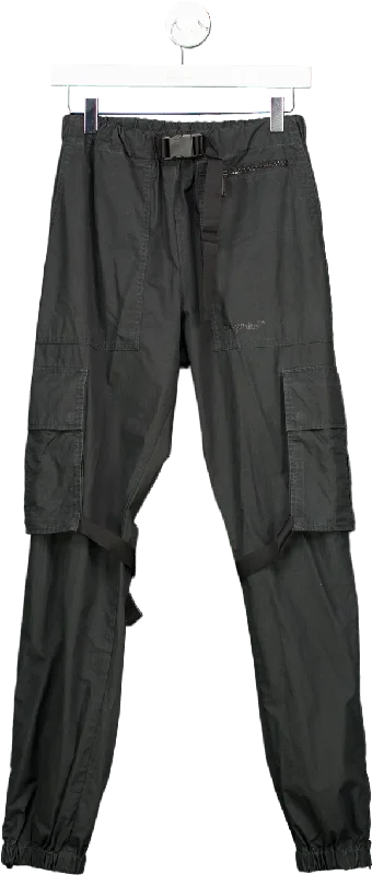 Off-White Black Cargo Trousers UK XS Trousers Custom Made