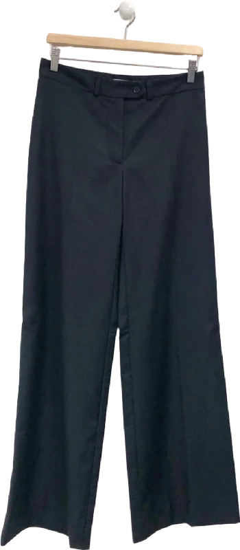 Serena Bute Black Wide-Leg Trousers Size Not Specified Trousers Vintage Classic