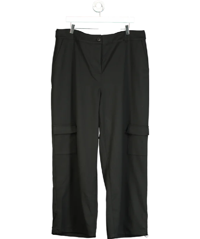 TALA Black Everyday Tailoring Adjustable Multiway Cargo Trousers UK XXL Trousers Wedding White