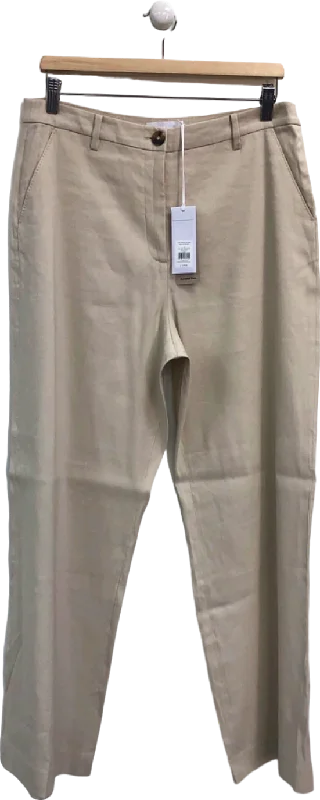 The White Company Beige Trousers UK 12 Trousers Handmade Artisanal