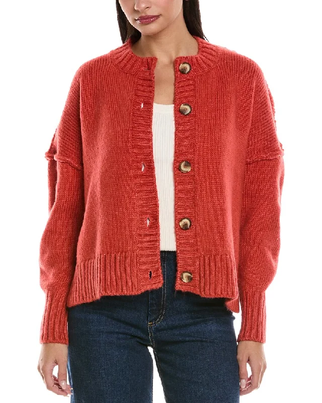 ANNA KAY Fernande Cashmere-Blend Cardigan Toggled Drawstring Belted