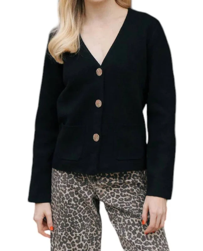 Button Up Cardigan In Black Satin Fabric Silk Fabric Chiffon Fabric