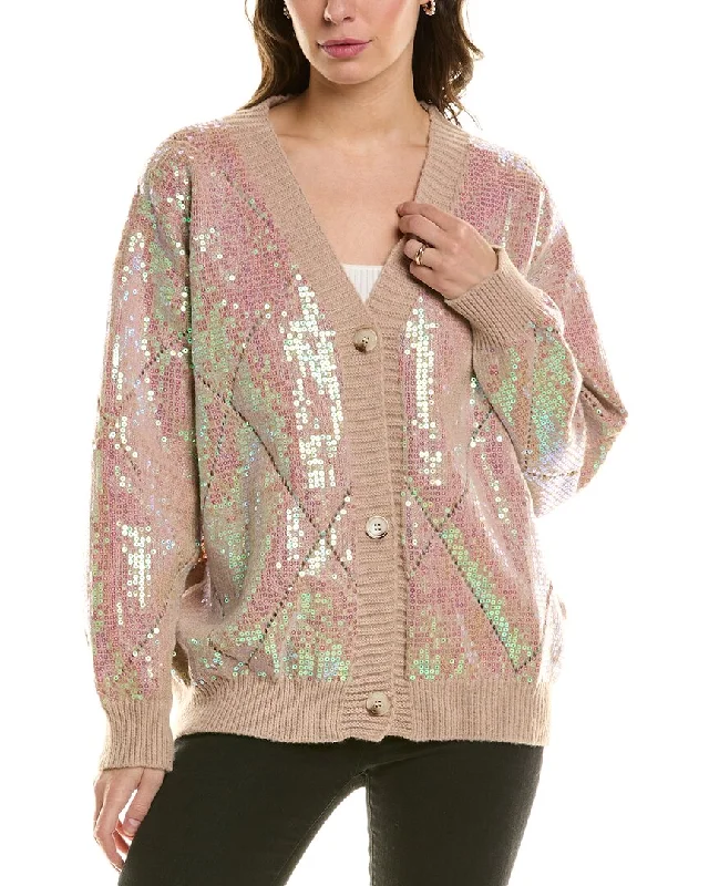 FATE Cardigan Zippered Buttoned Snapped