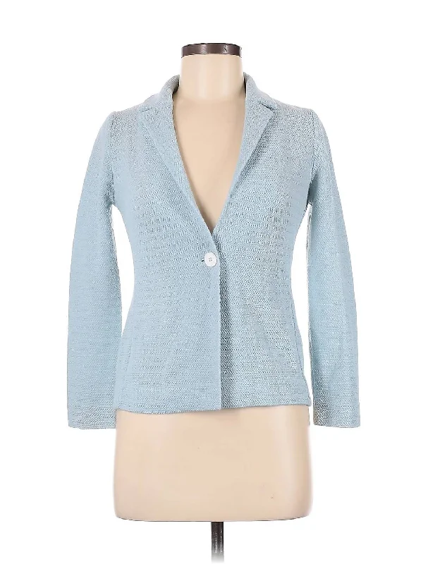 Princess Cardigan In Tranquil Blue Slim Fit Regular Fit Oversized